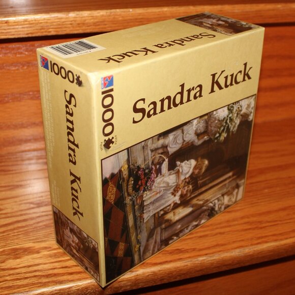 3/$55❤️Sure-Lox Sandra Kuck FLOWERS FOR HER 1000 pc puzzle DES FLEURS POR ELLE - Picture 2 of 8